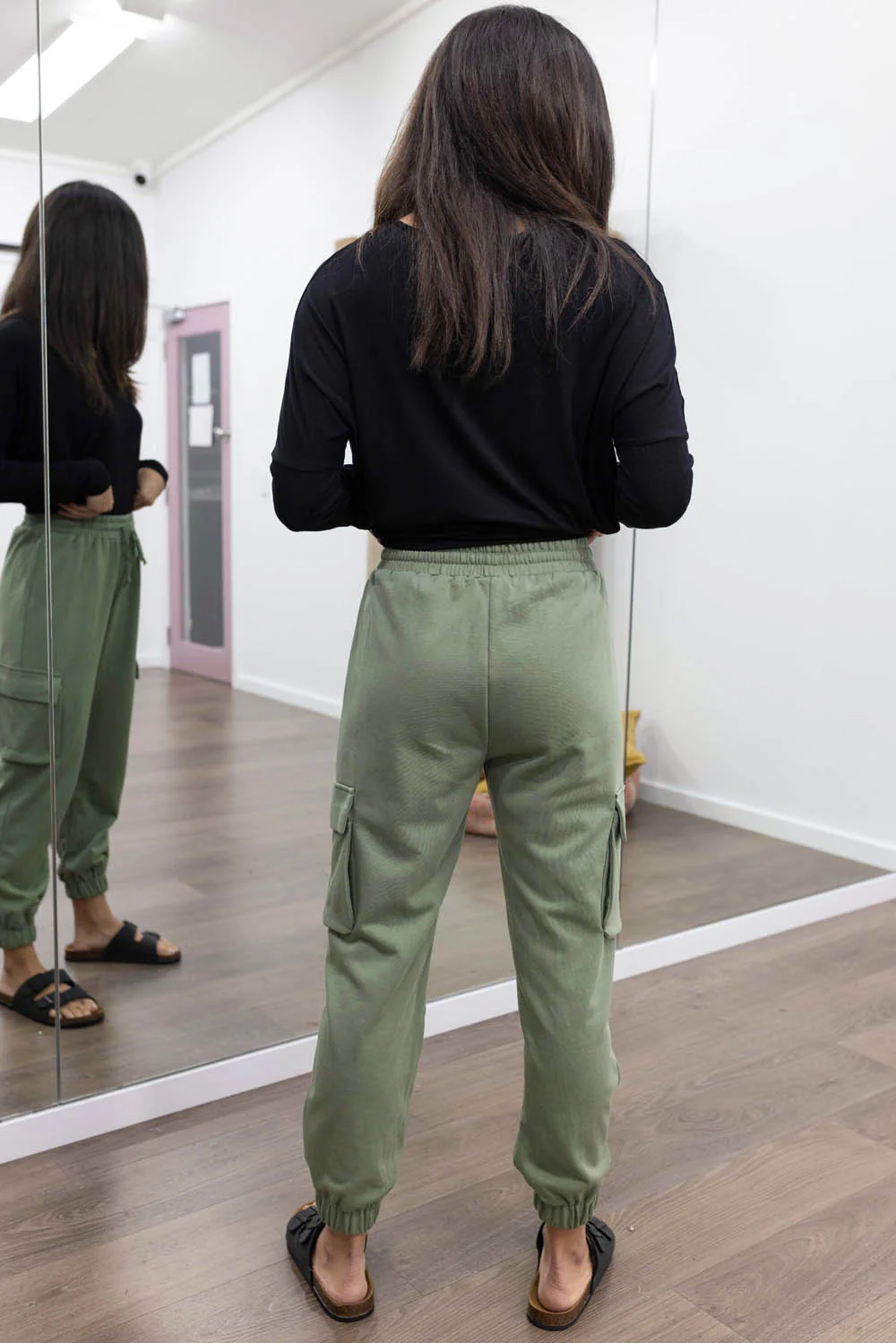 Frankie Lounge Pants - Khaki - Image 8
