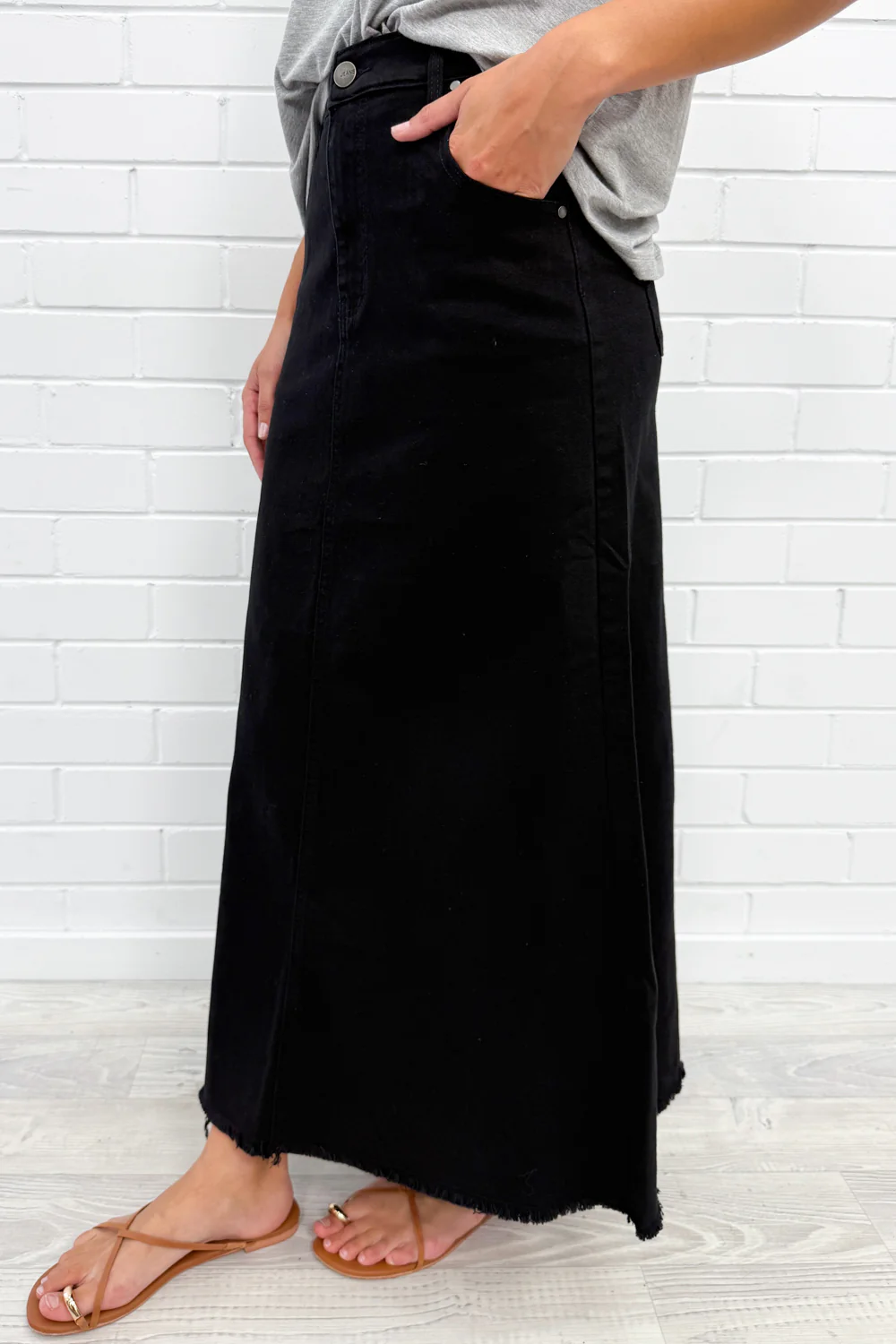 Gloucester Denim Maxi Skirt - Image 15