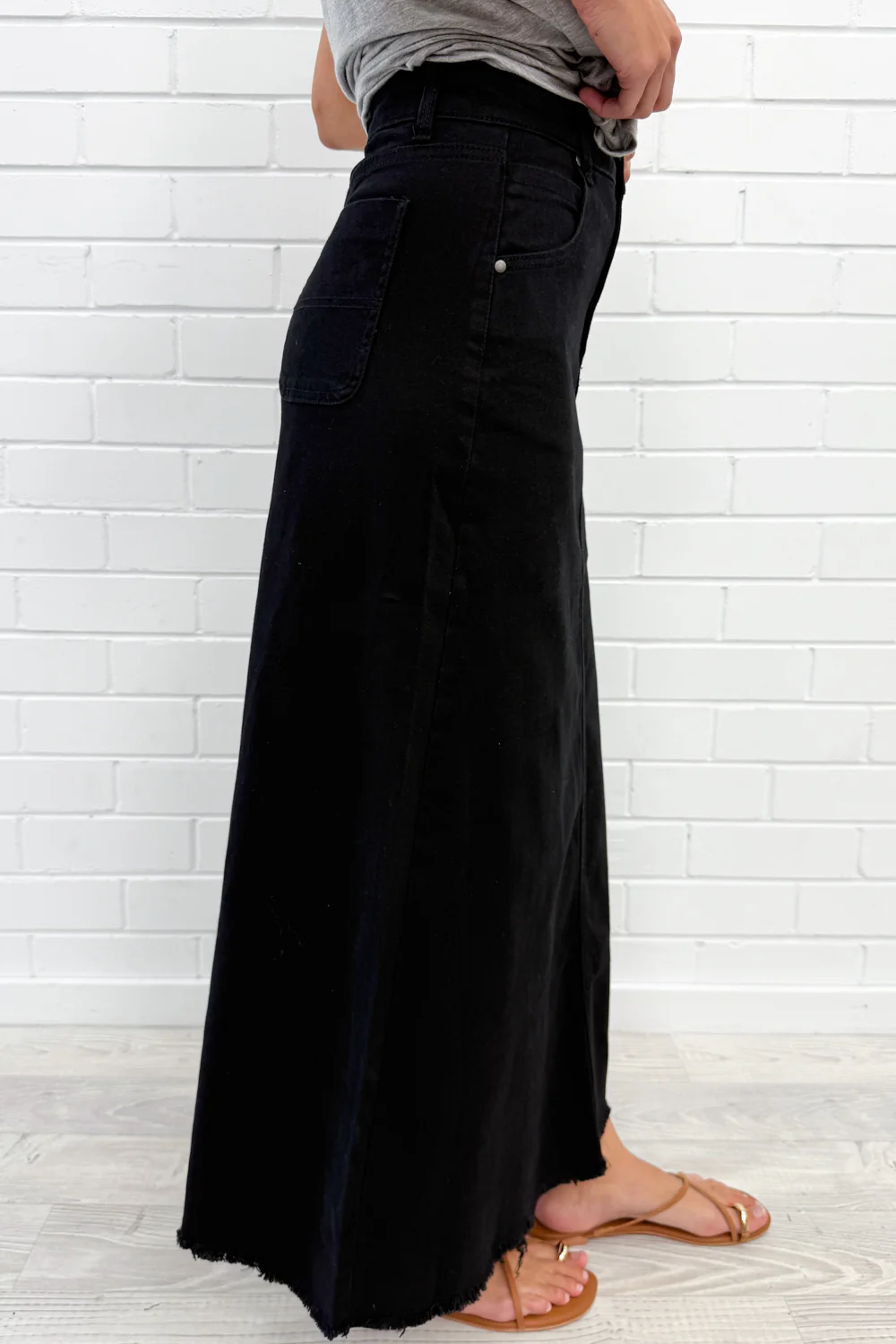 Gloucester Denim Maxi Skirt - Image 17