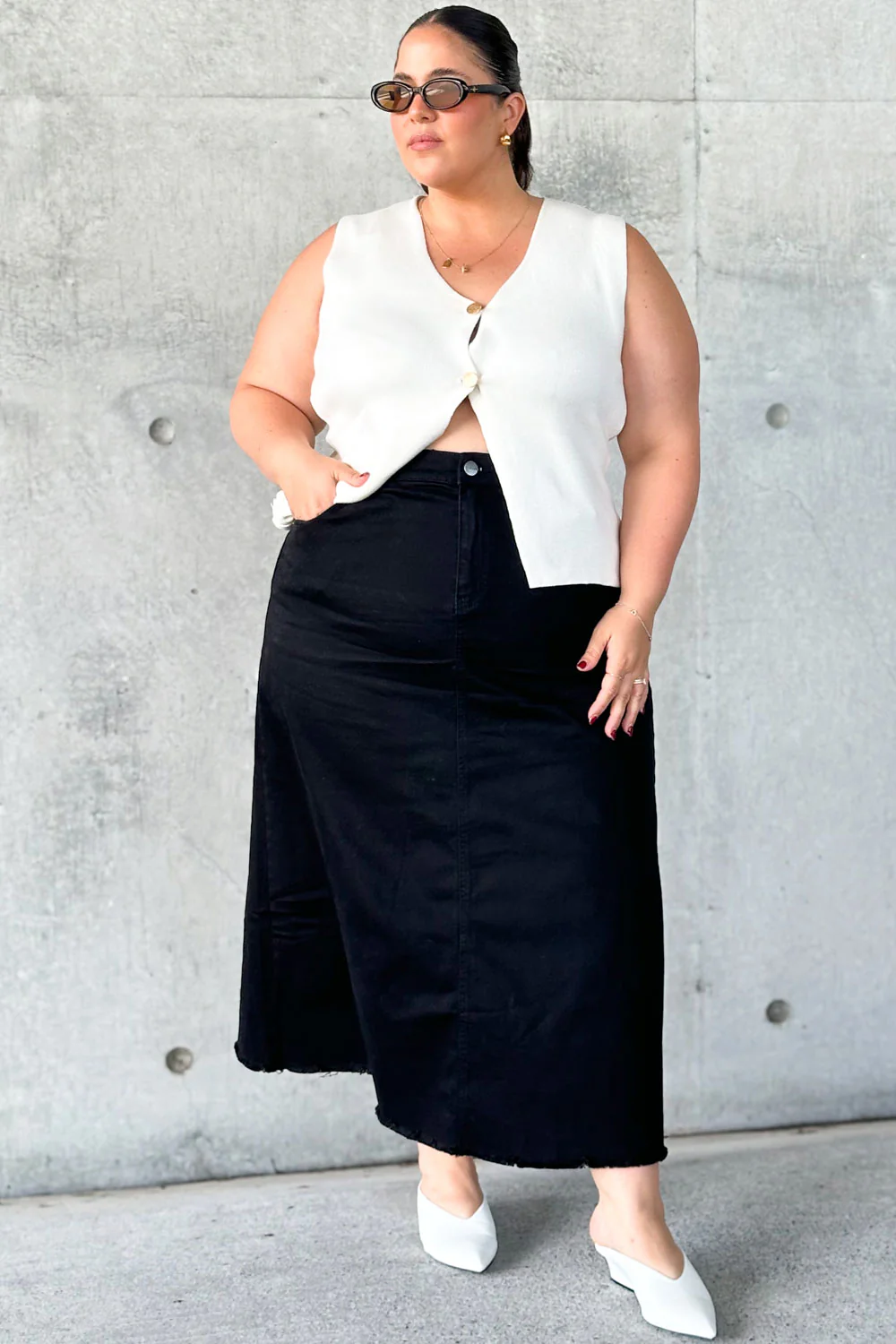 Gloucester Denim Maxi Skirt - Image 29