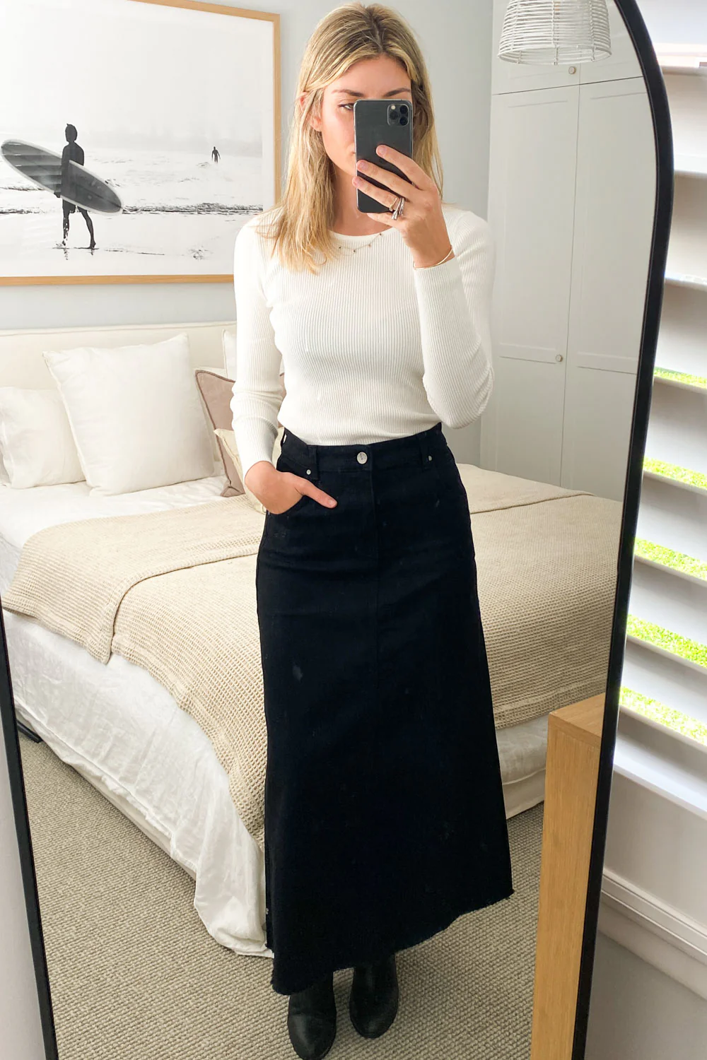 Gloucester Denim Maxi Skirt - Image 32