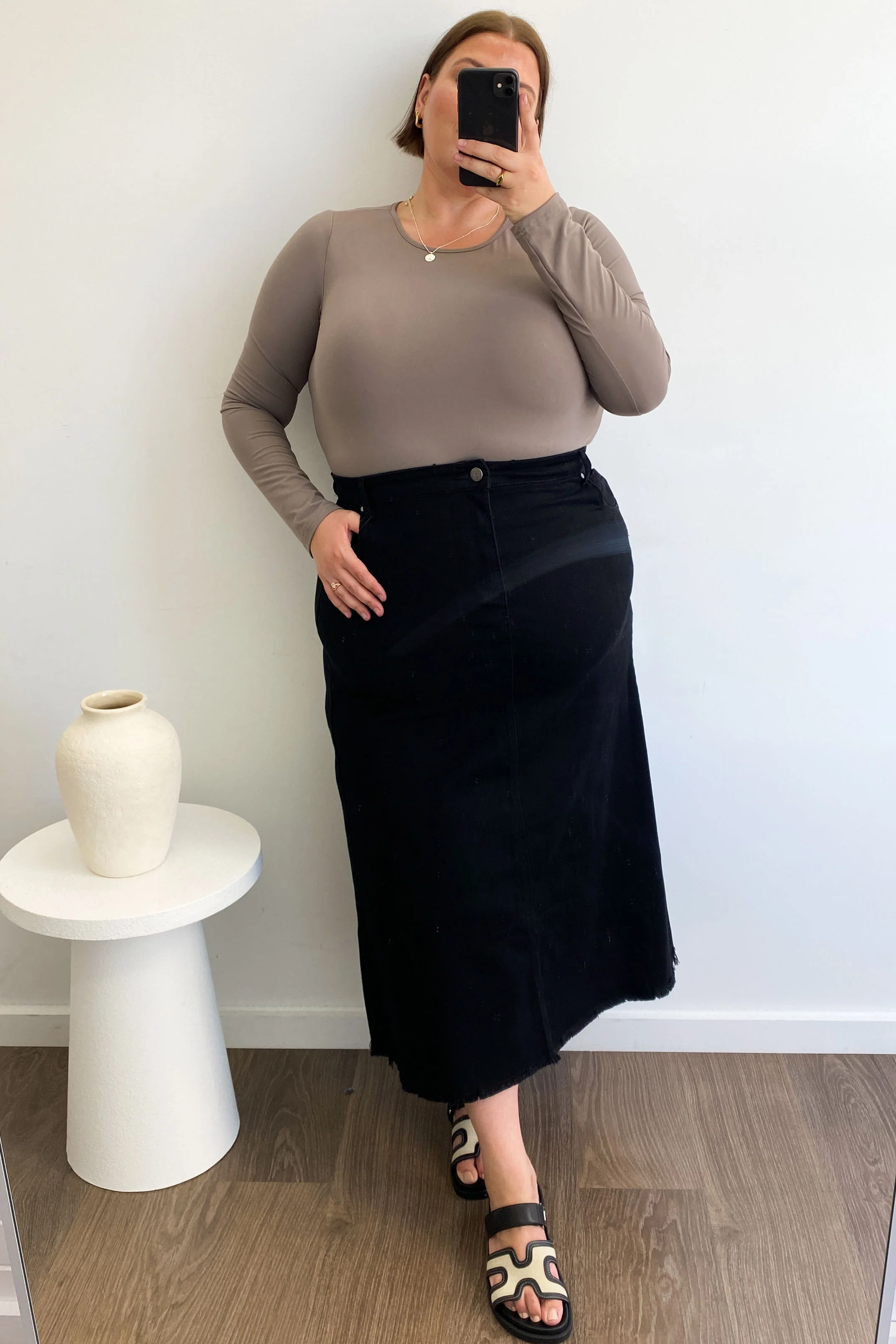 Gloucester Denim Maxi Skirt - Image 35
