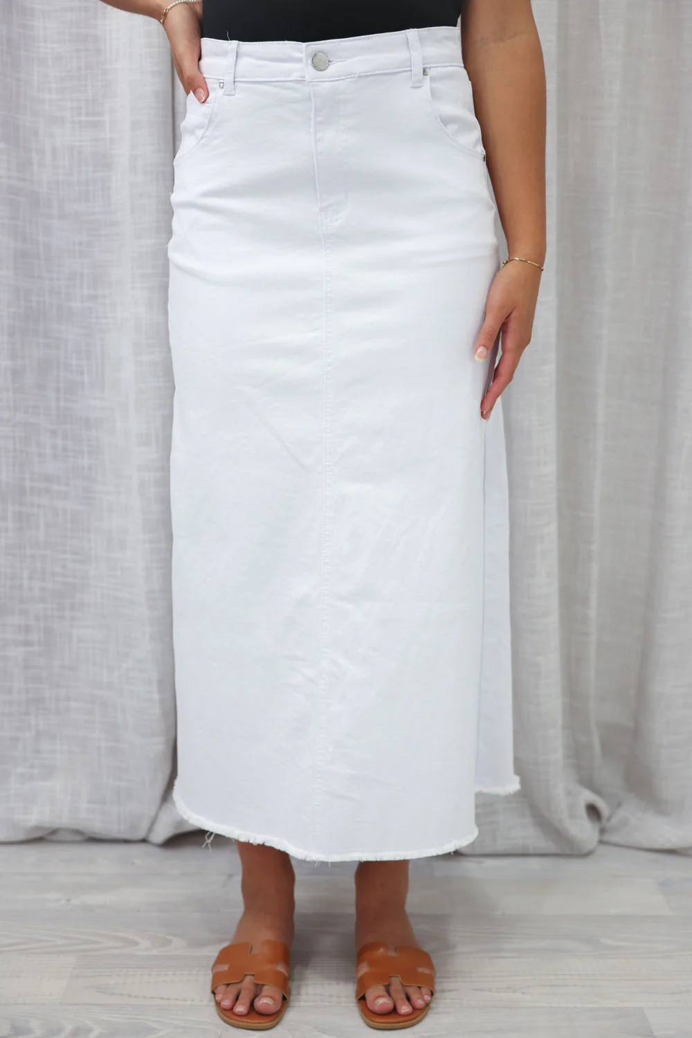 Gloucester Denim Maxi Skirt - Image 4