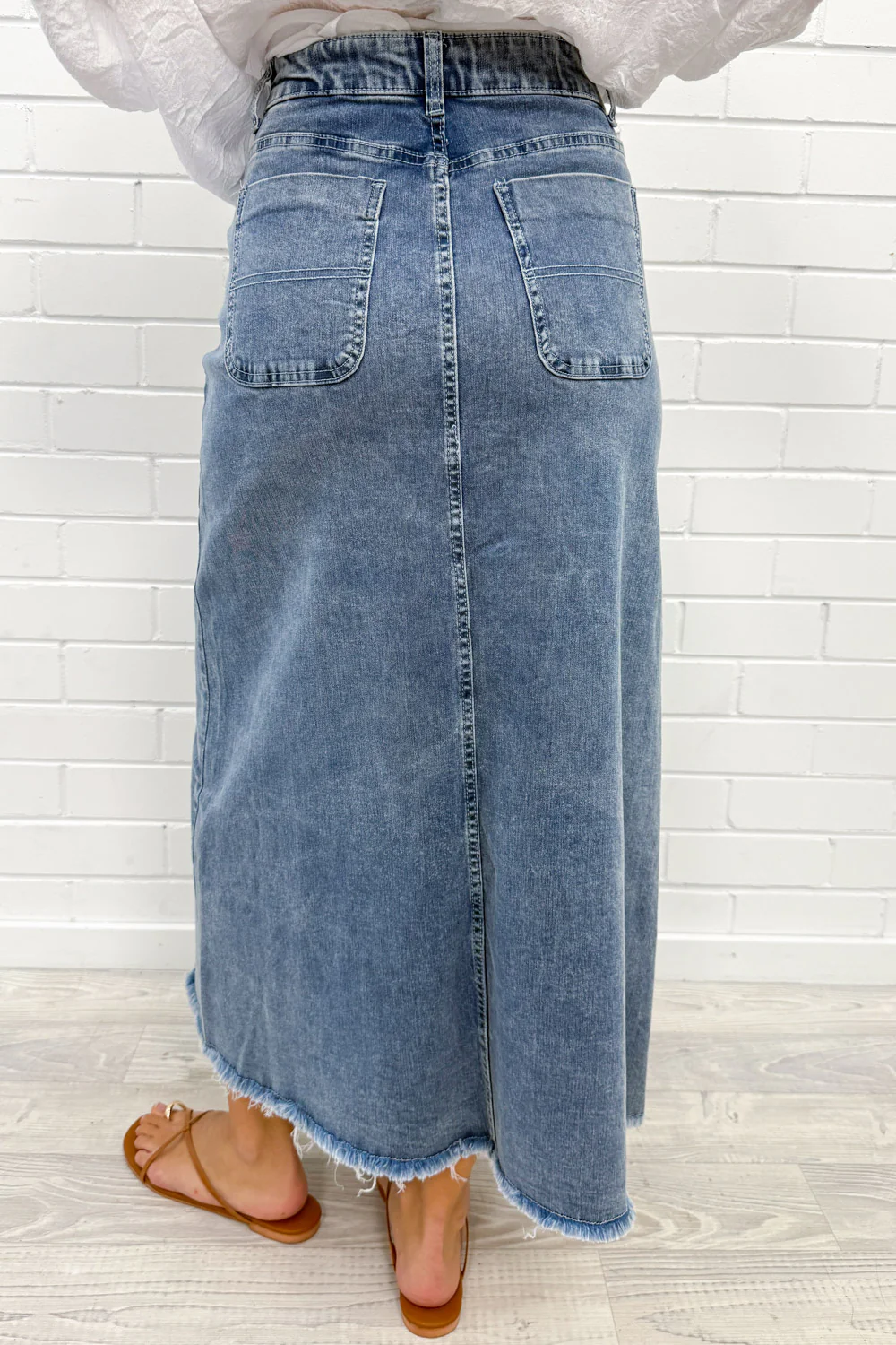 Gloucester Denim Maxi Skirt - Image 44
