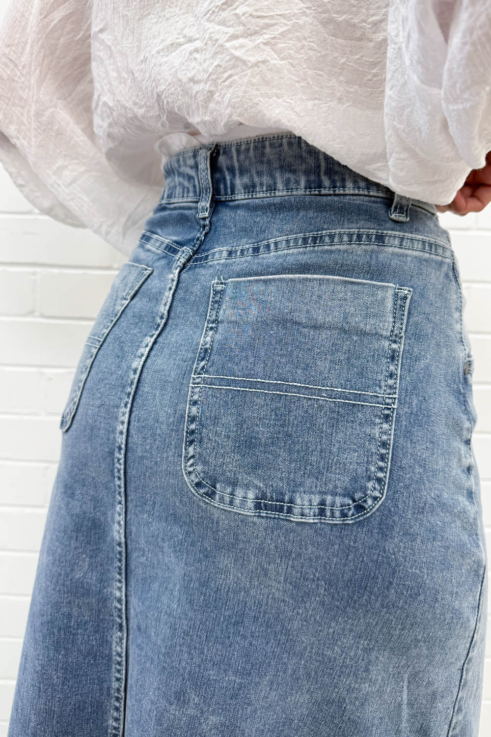 Gloucester Denim Maxi Skirt - Image 45