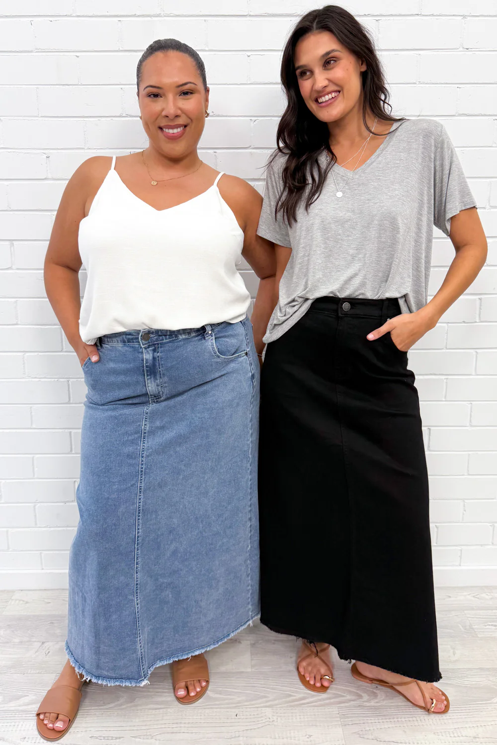 Gloucester Denim Maxi Skirt - Image 53