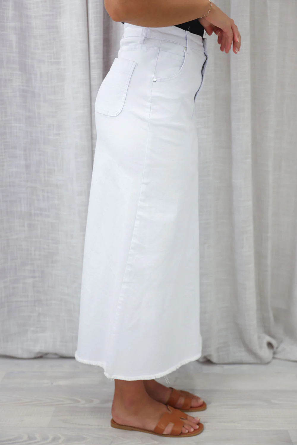 Gloucester Denim Maxi Skirt - Image 6