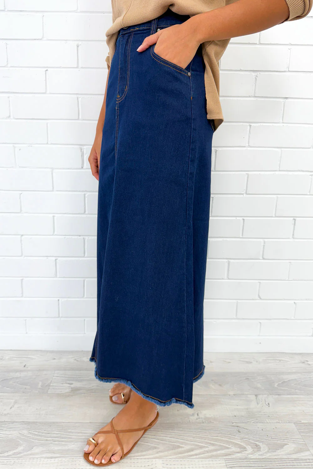 Gloucester Denim Maxi Skirt - Image 65