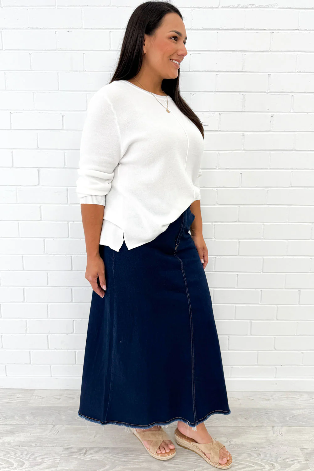 Gloucester Denim Maxi Skirt - Image 69