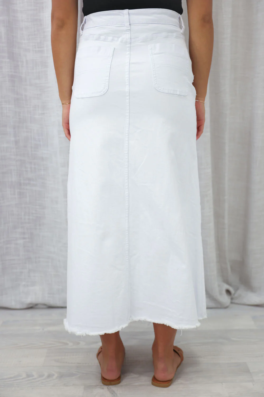 Gloucester Denim Maxi Skirt - Image 7