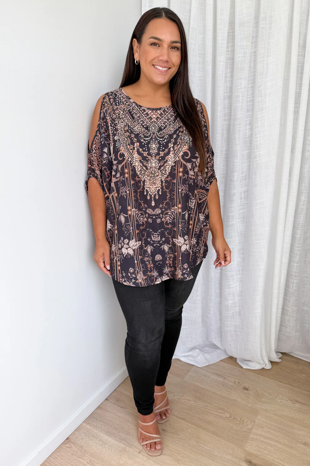 Goddess Top - Black Sand Leaf - Image 11