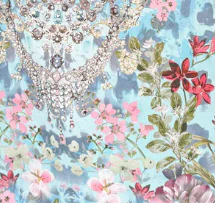 Goddess Top - Blue Multi Floral - Image 10