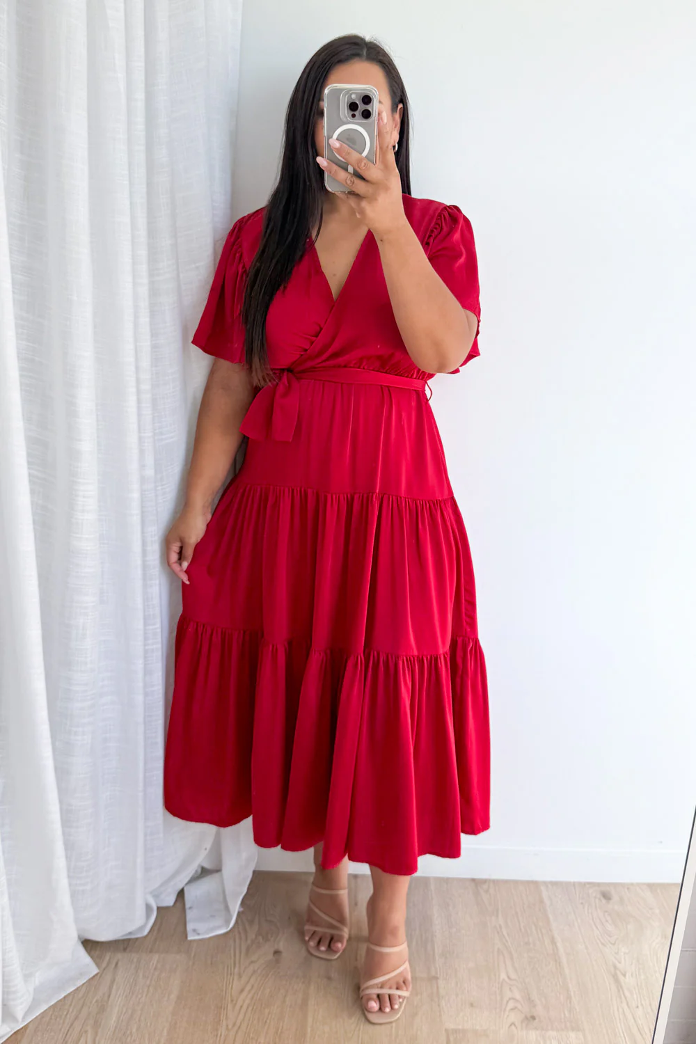 Halle Dress - Ruby - Image 11