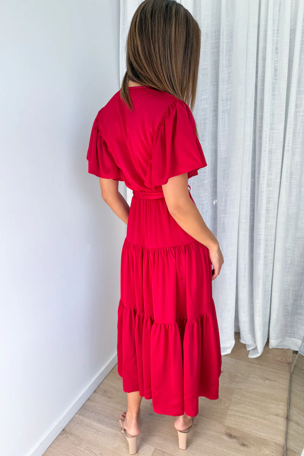 Halle Dress - Ruby - Image 5