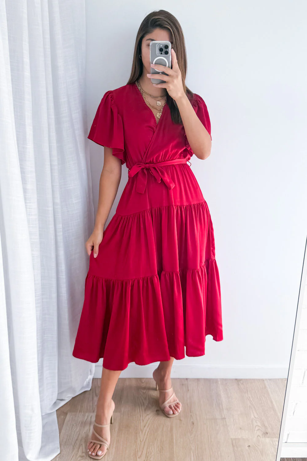 Halle Dress - Ruby - Image 6