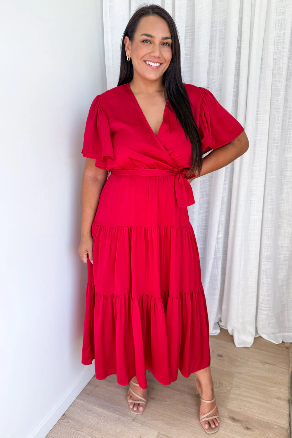 Halle Dress - Ruby - Image 8