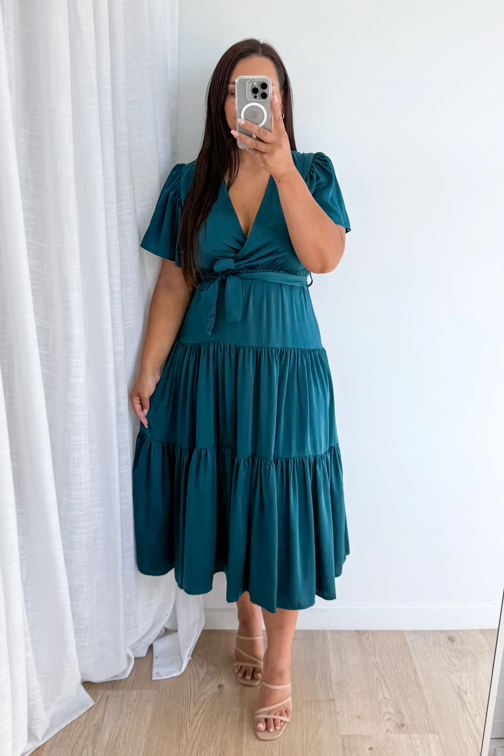 Halle Dress - Teal - Image 11