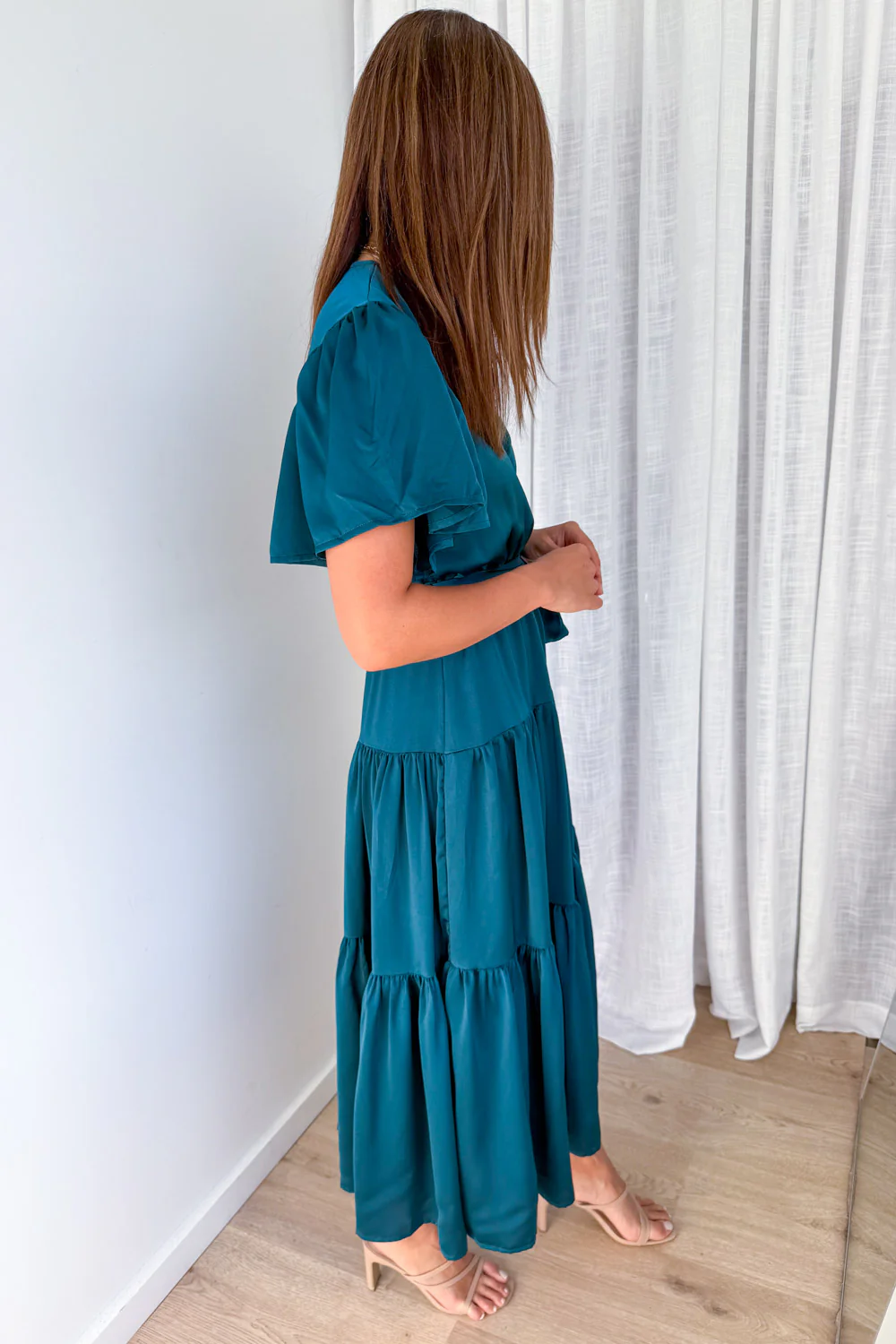 Halle Dress - Teal - Image 4