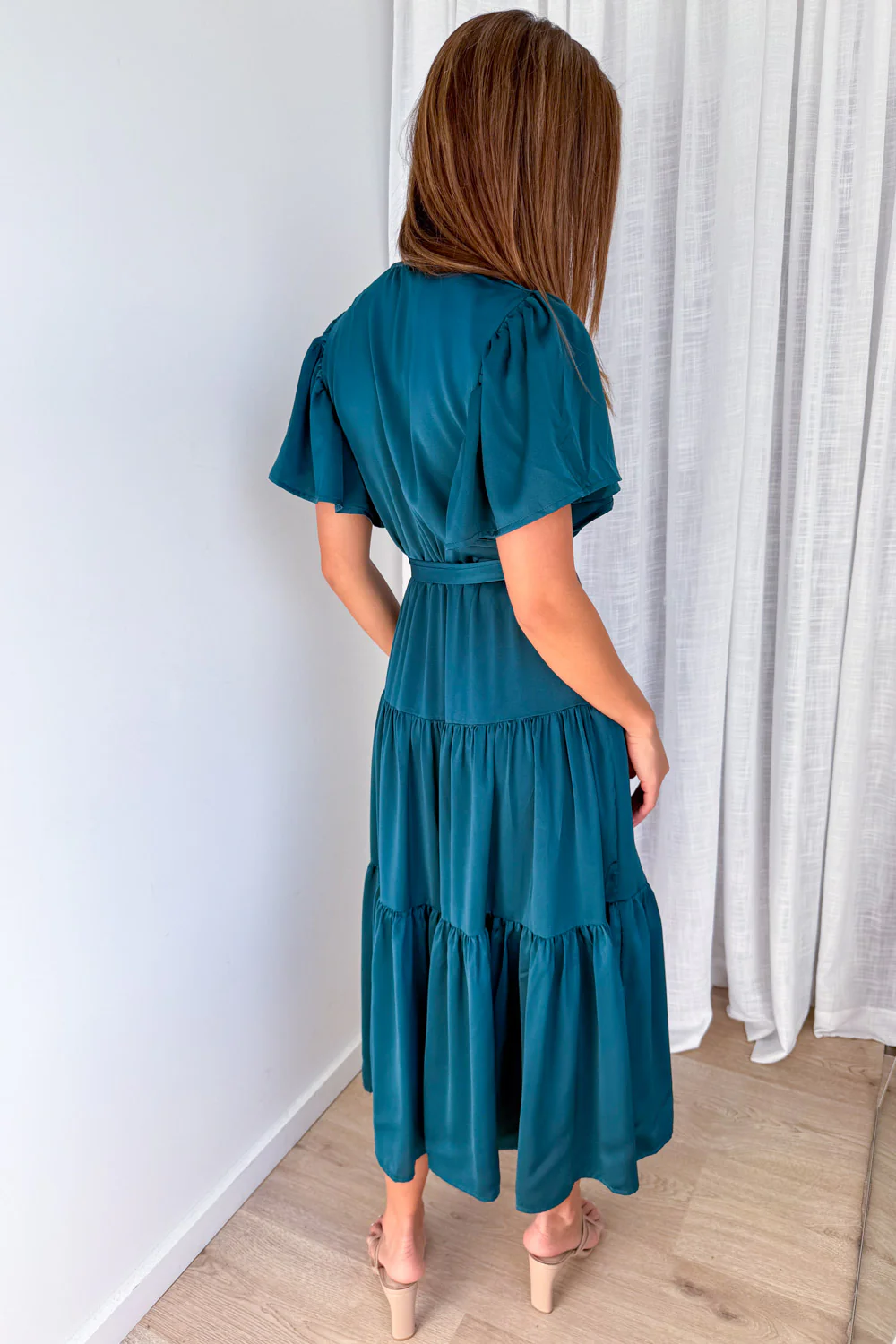 Halle Dress - Teal - Image 5