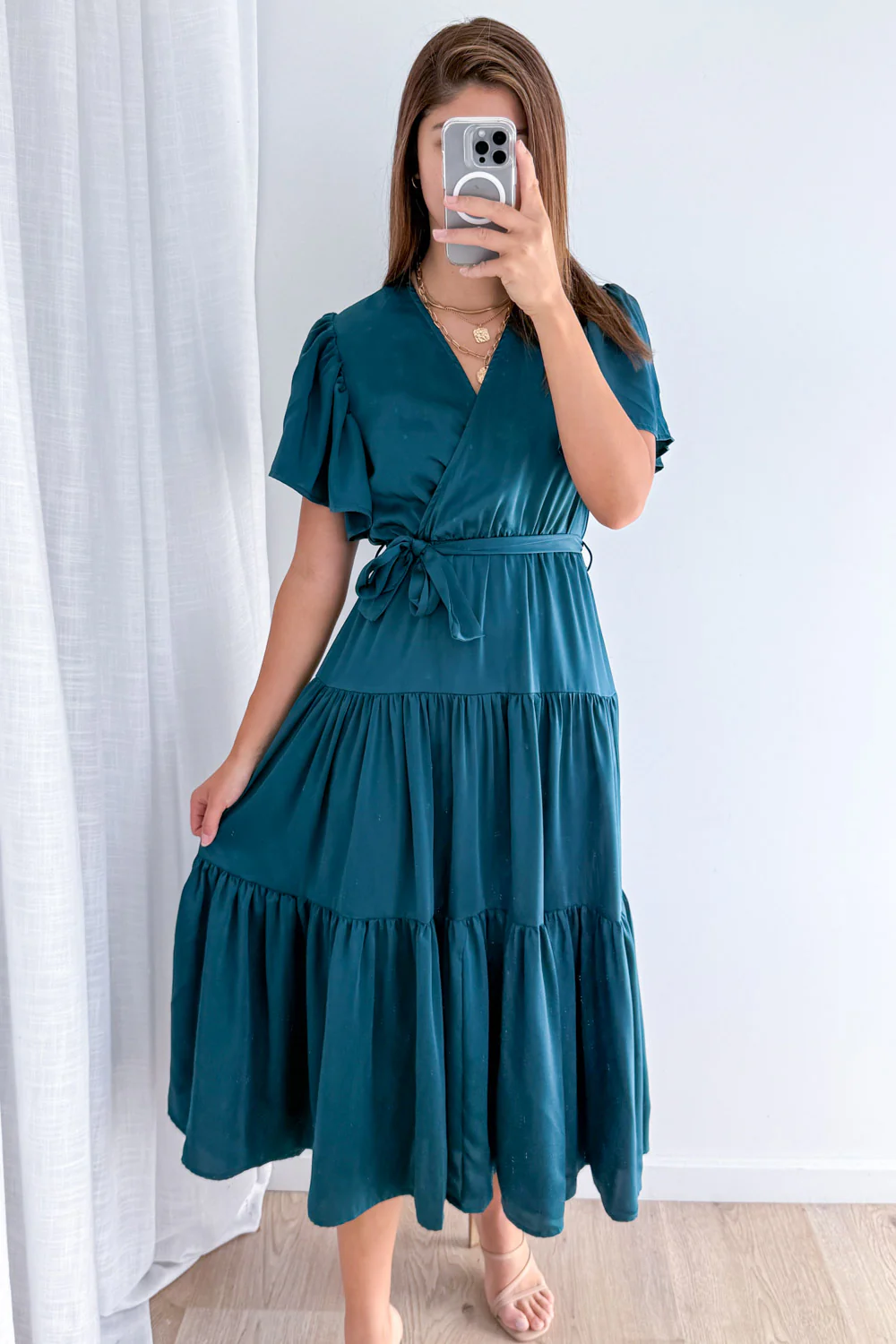 Halle Dress - Teal - Image 6