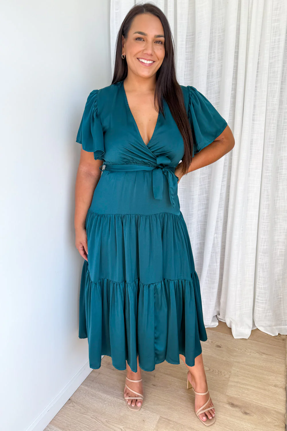 Halle Dress - Teal - Image 8