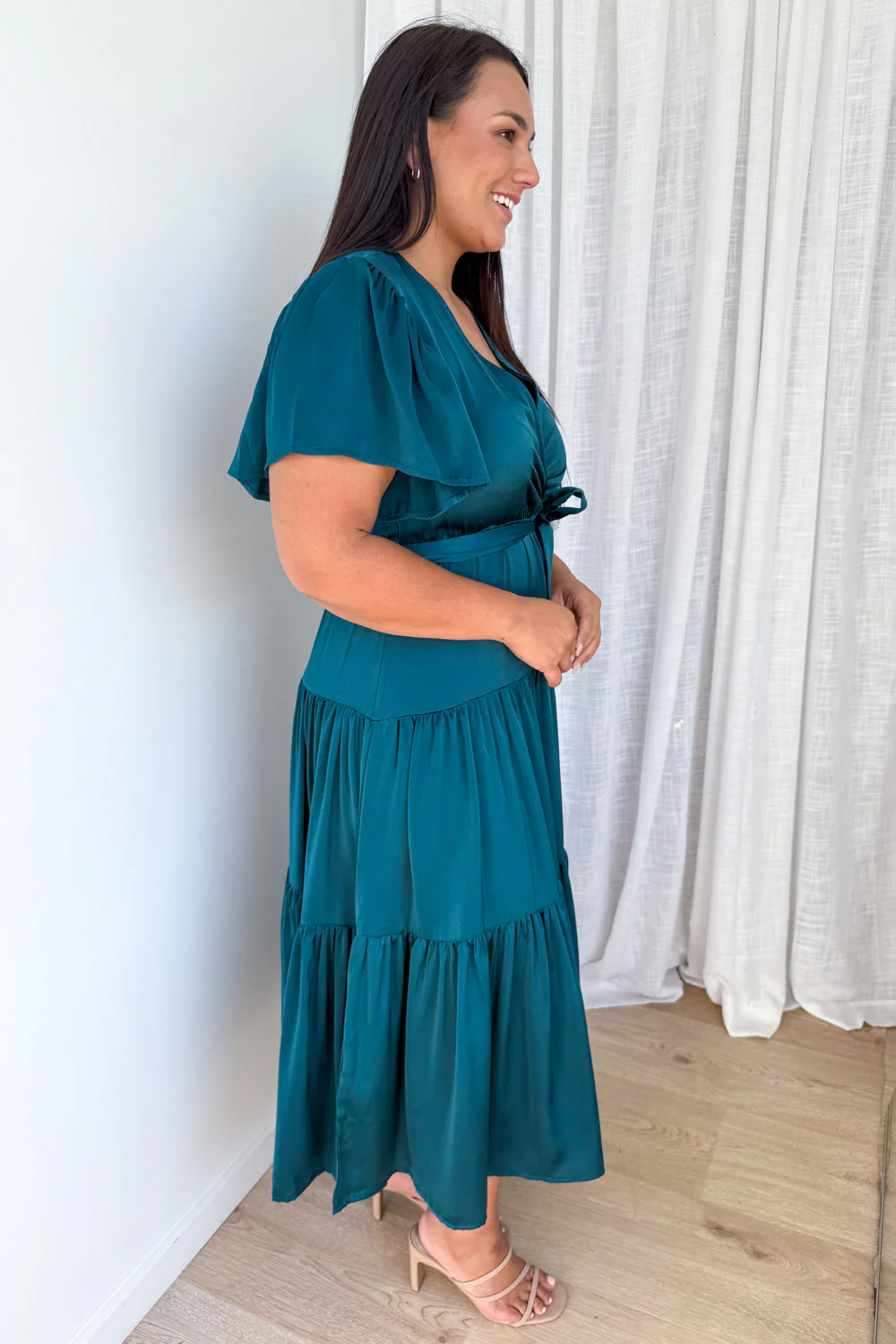 Halle Dress - Teal - Image 9