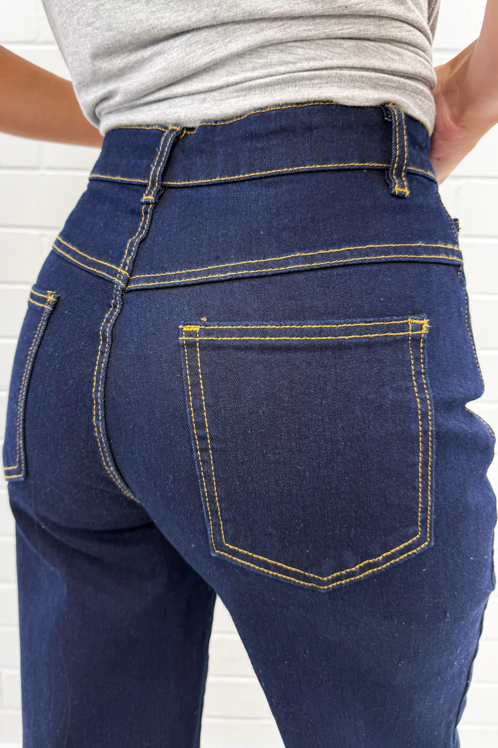 Harley Mid Rise Wide Leg Jeans - Image 10