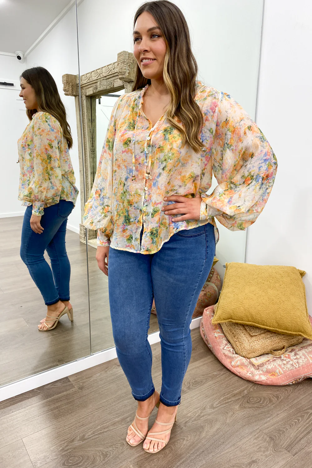 Haven Blouse - Pastel Watercolour - Image 30