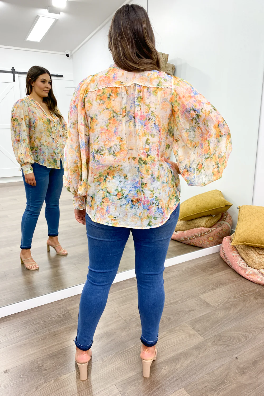 Haven Blouse - Pastel Watercolour - Image 31