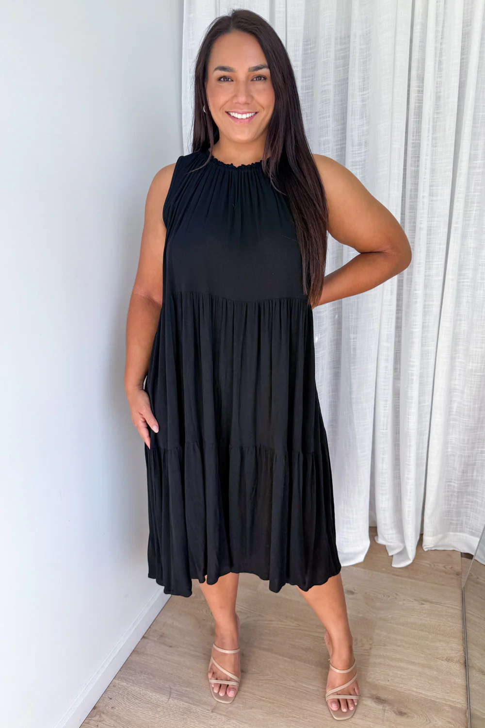 Hayley Dress - Black - Image 7