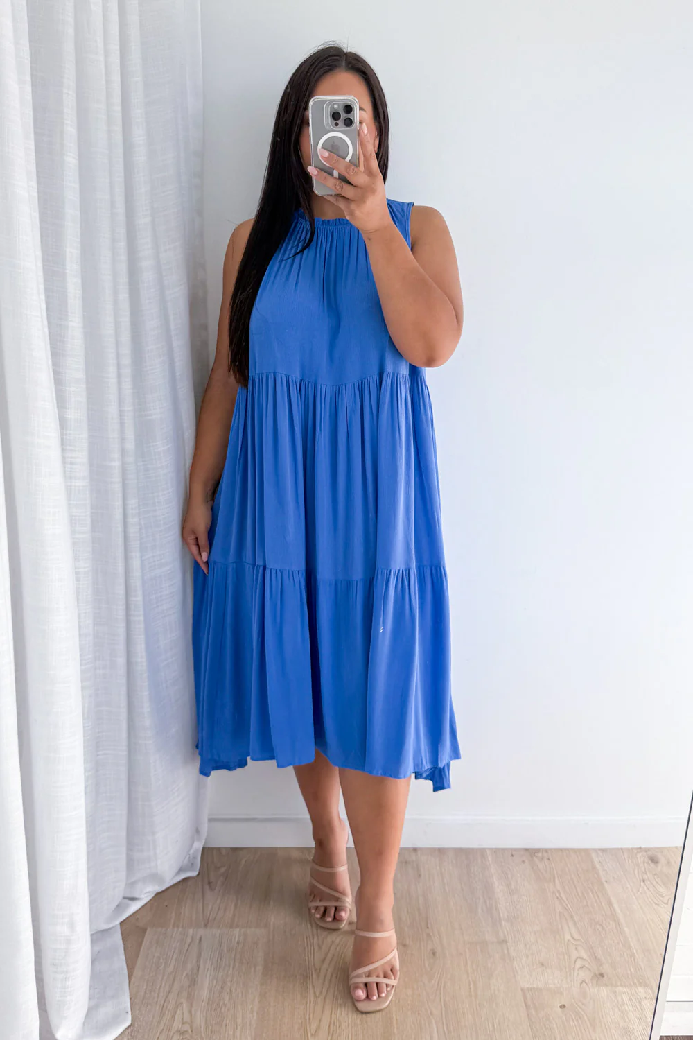 Hayley Dress - Blue - Image 10
