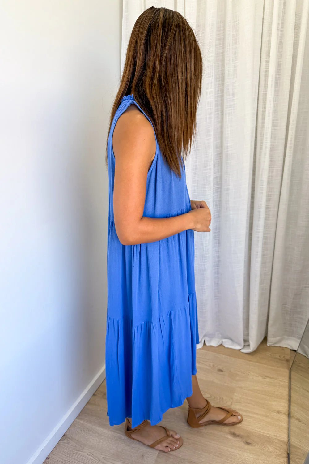 Hayley Dress - Blue - Image 4