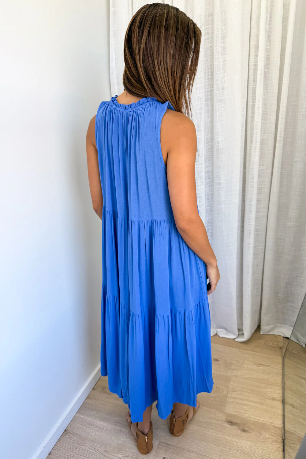 Hayley Dress - Blue - Image 5