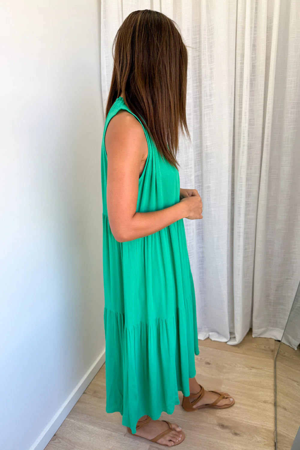 Hayley Dress - Green - Image 5