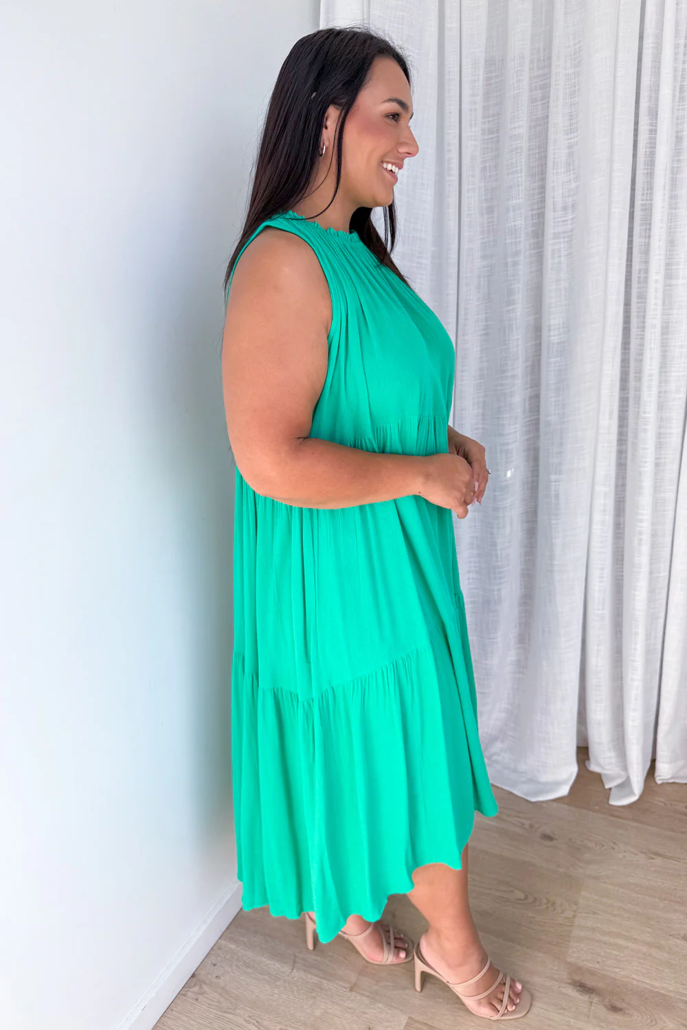 Hayley Dress - Green - Image 9