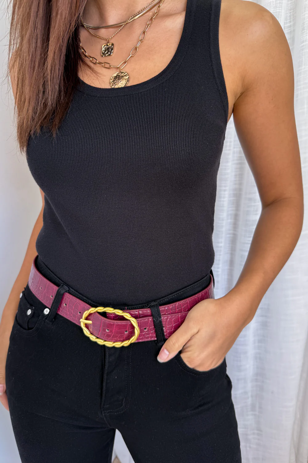 Hazel Twist Buckle Belt - Image 12