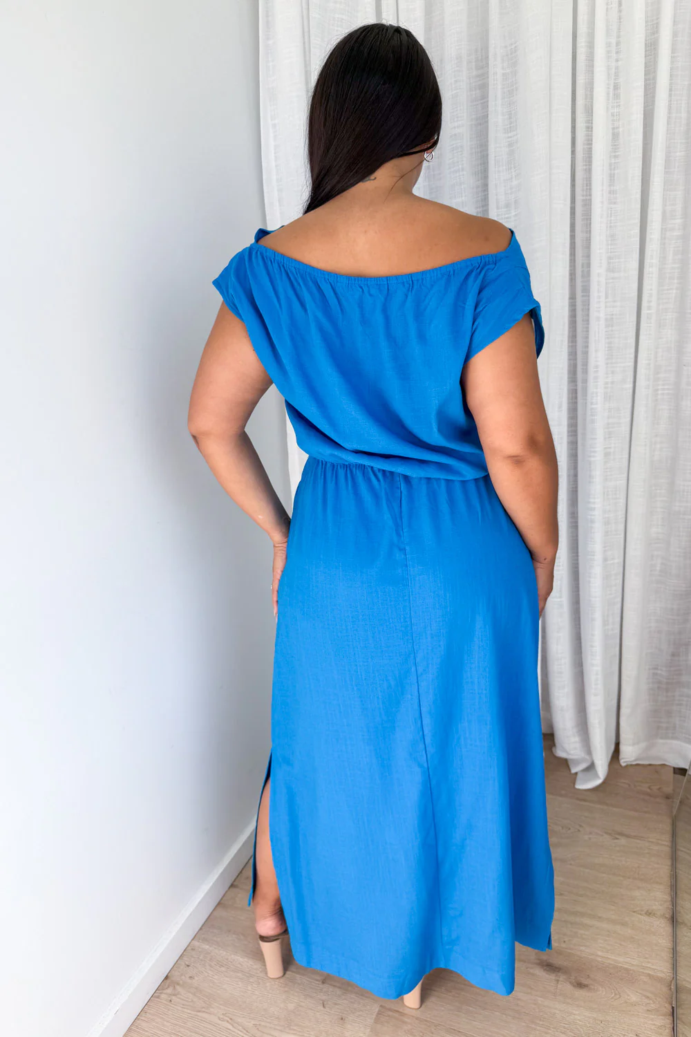 Heidi Dress - Cornflower Blue - Image 10