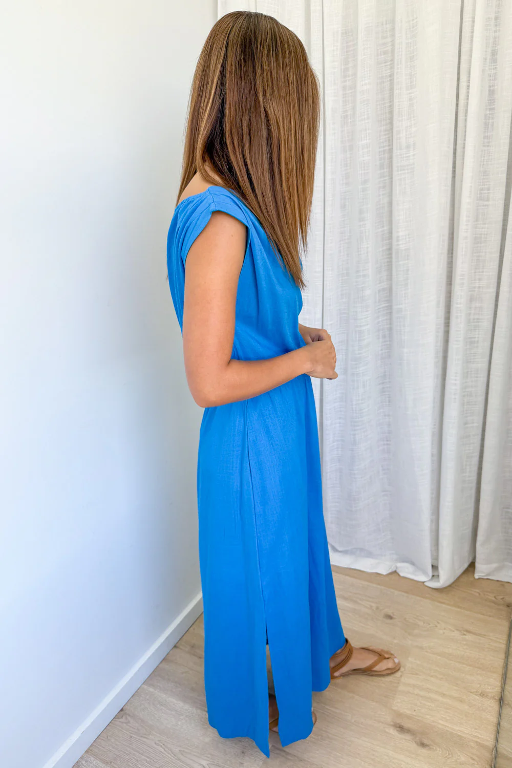 Heidi Dress - Cornflower Blue - Image 5