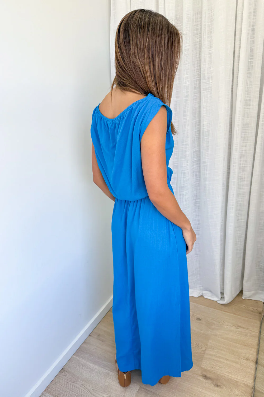 Heidi Dress - Cornflower Blue - Image 6