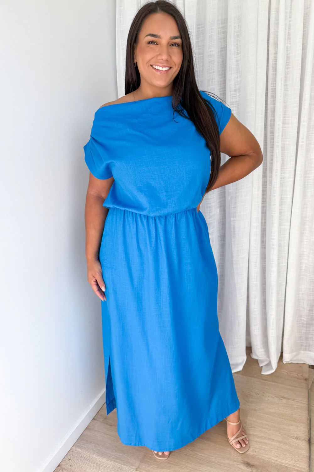 Heidi Dress - Cornflower Blue - Image 8