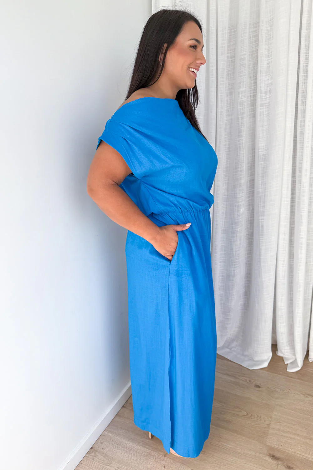 Heidi Dress - Cornflower Blue - Image 9