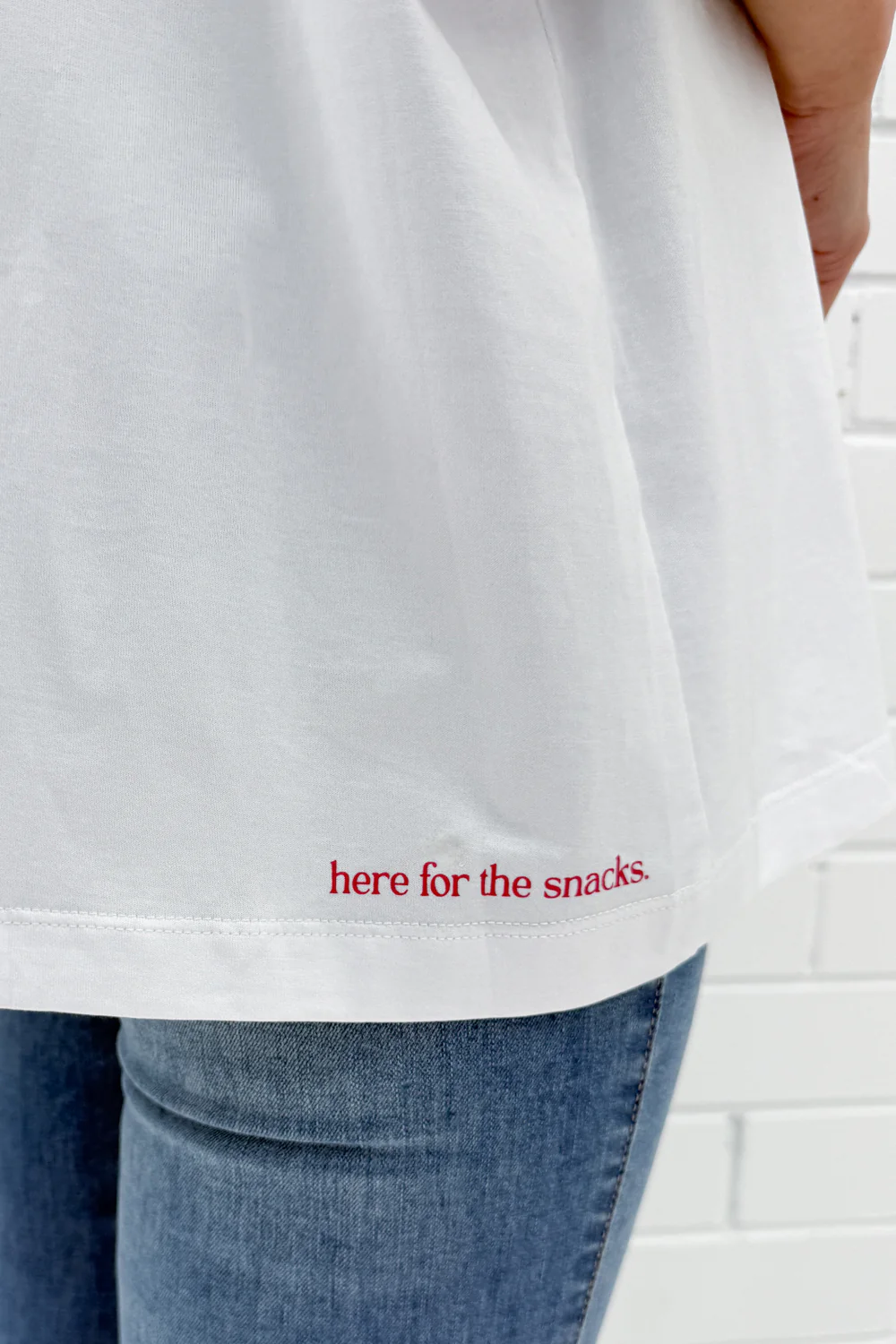 Here For The Snacks Oversized Tee - Image 16