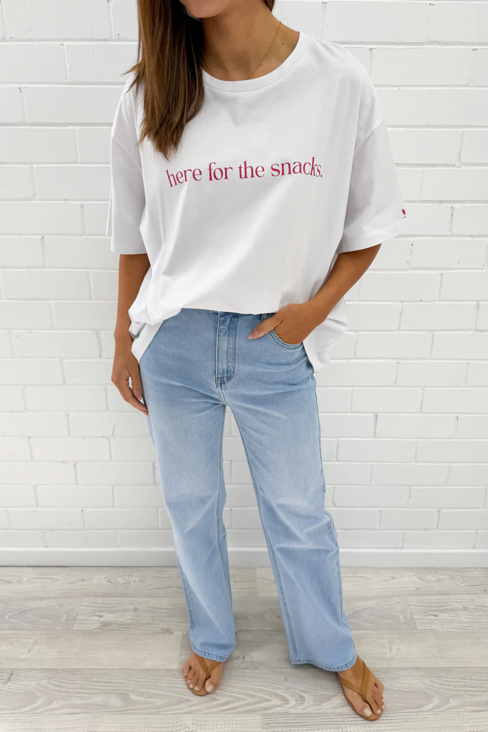 Here For The Snacks Oversized Tee - Image 18