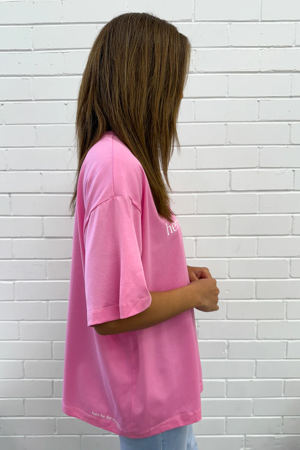 Here For The Snacks Oversized Tee - Image 34