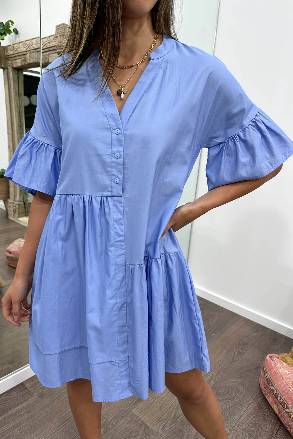Imogen Dress - Black Gingham - Image 23