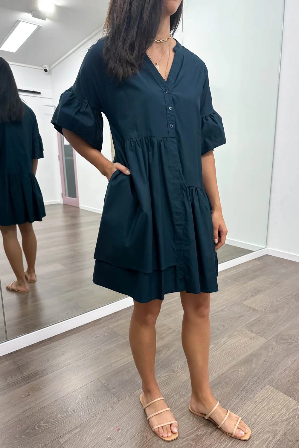 Imogen Dress - Black Gingham - Image 57
