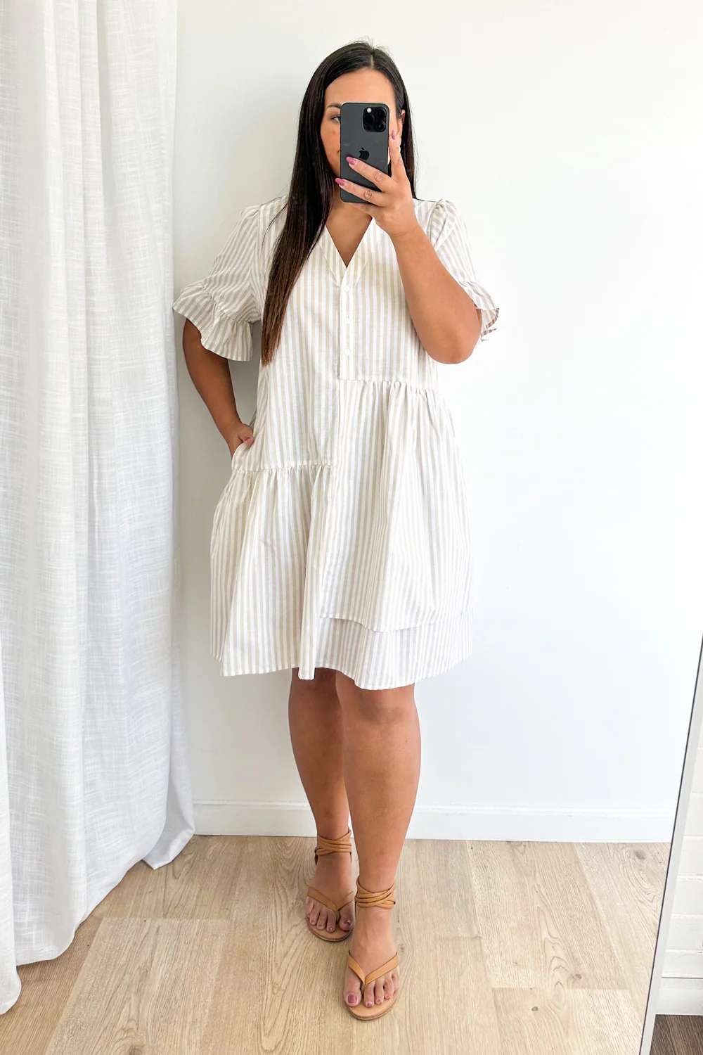Imogen Dress - Black Gingham - Image 67
