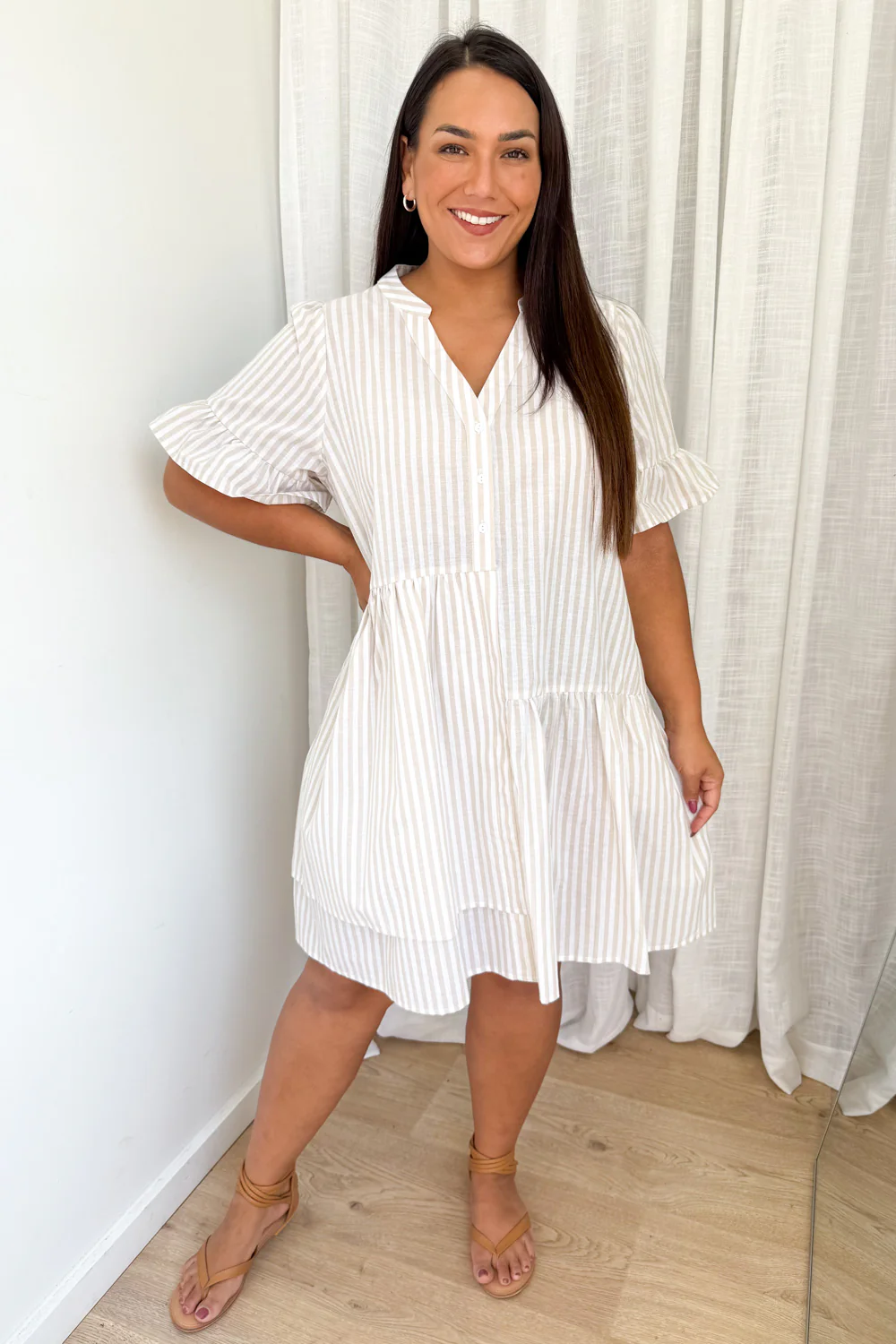 Imogen Dress - Black Gingham - Image 68