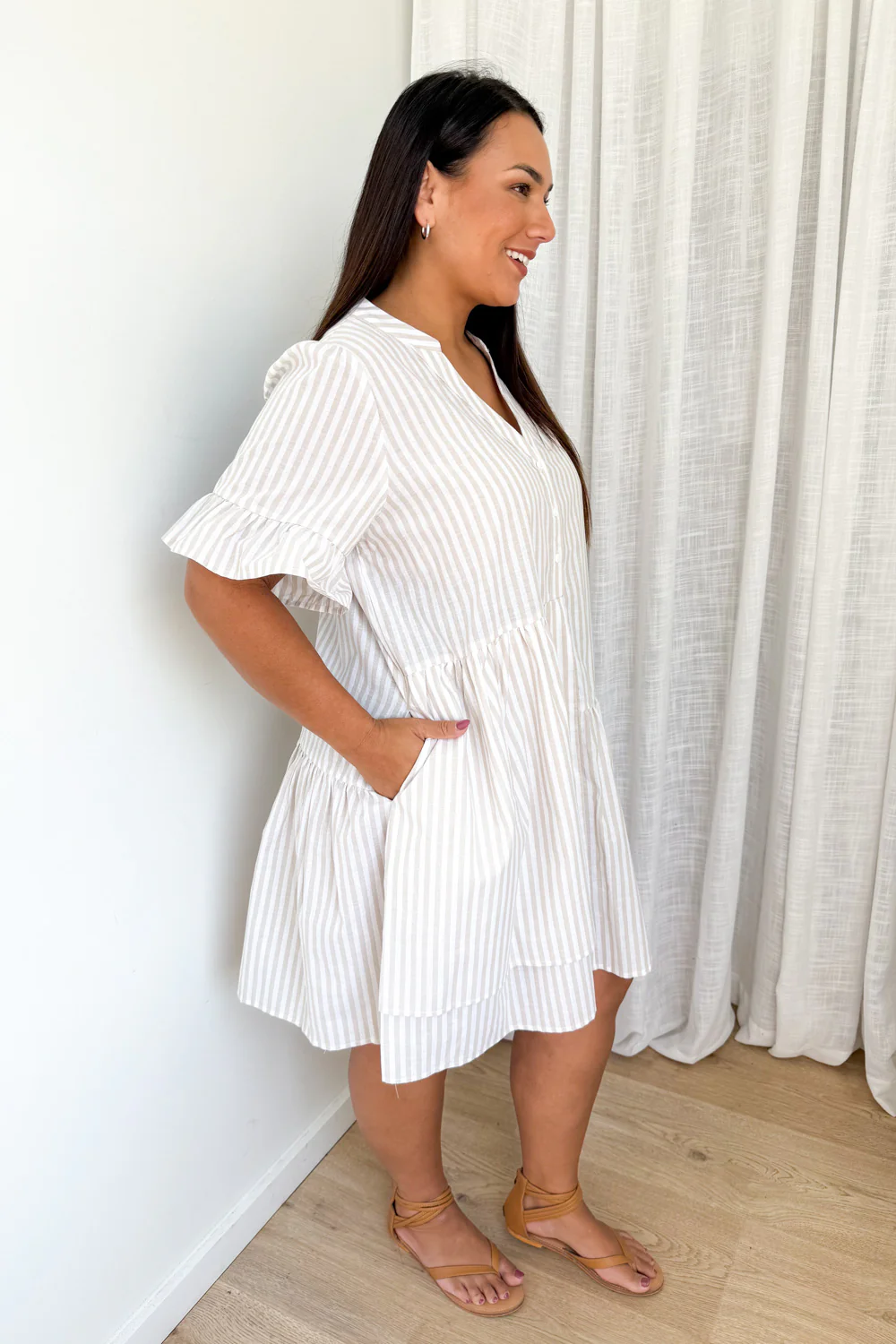 Imogen Dress - Black Gingham - Image 69