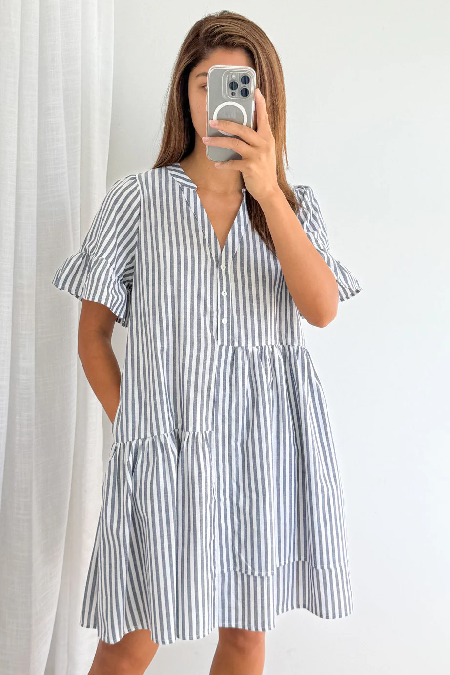 Imogen Dress - Black Gingham - Image 73